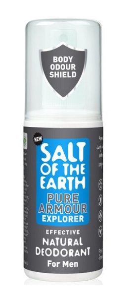 Salt Of The Earth Deodorant Spray Pure Armour For Men100ml