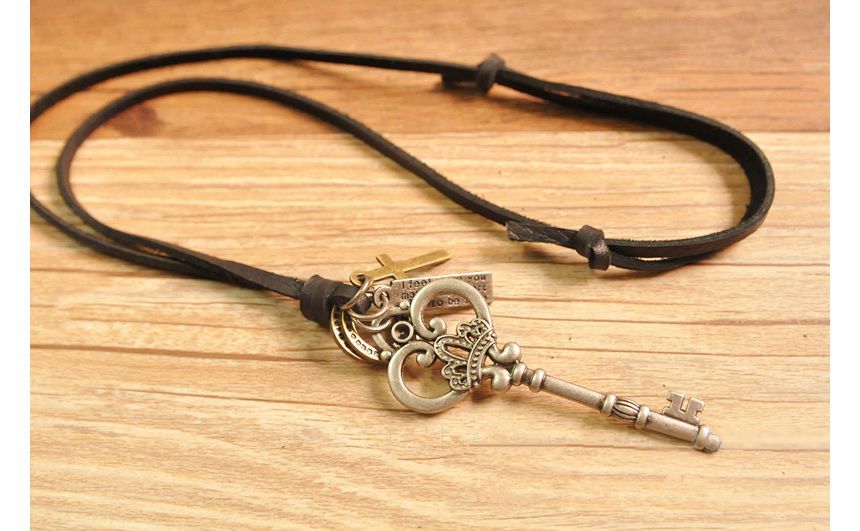 BABLIBU - Echte leren sleutelhanger