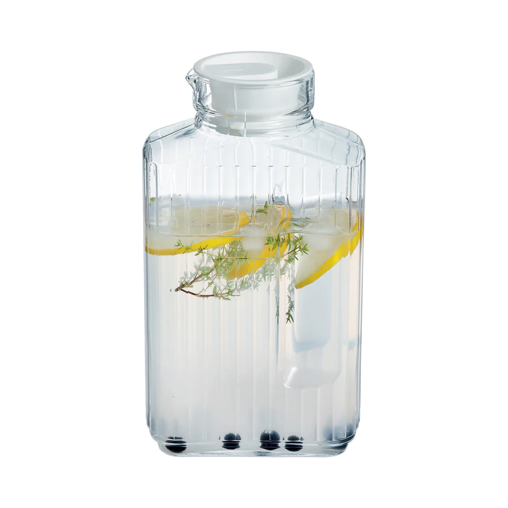 Pichet Quadro avec bouchon 2 l blanc Luminarc