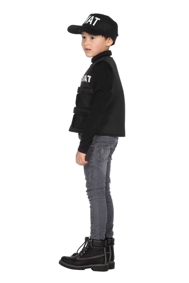 Swat Vest Zwart Jongen