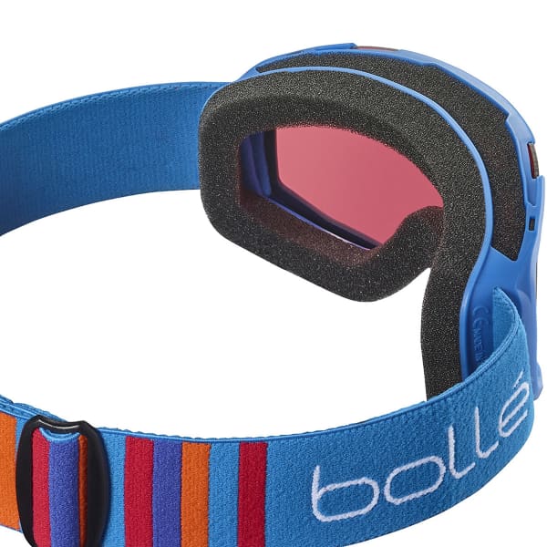 Masque de ski BOLLE ROCKET RACE BLUE MATTE VERMILLON CAT 2