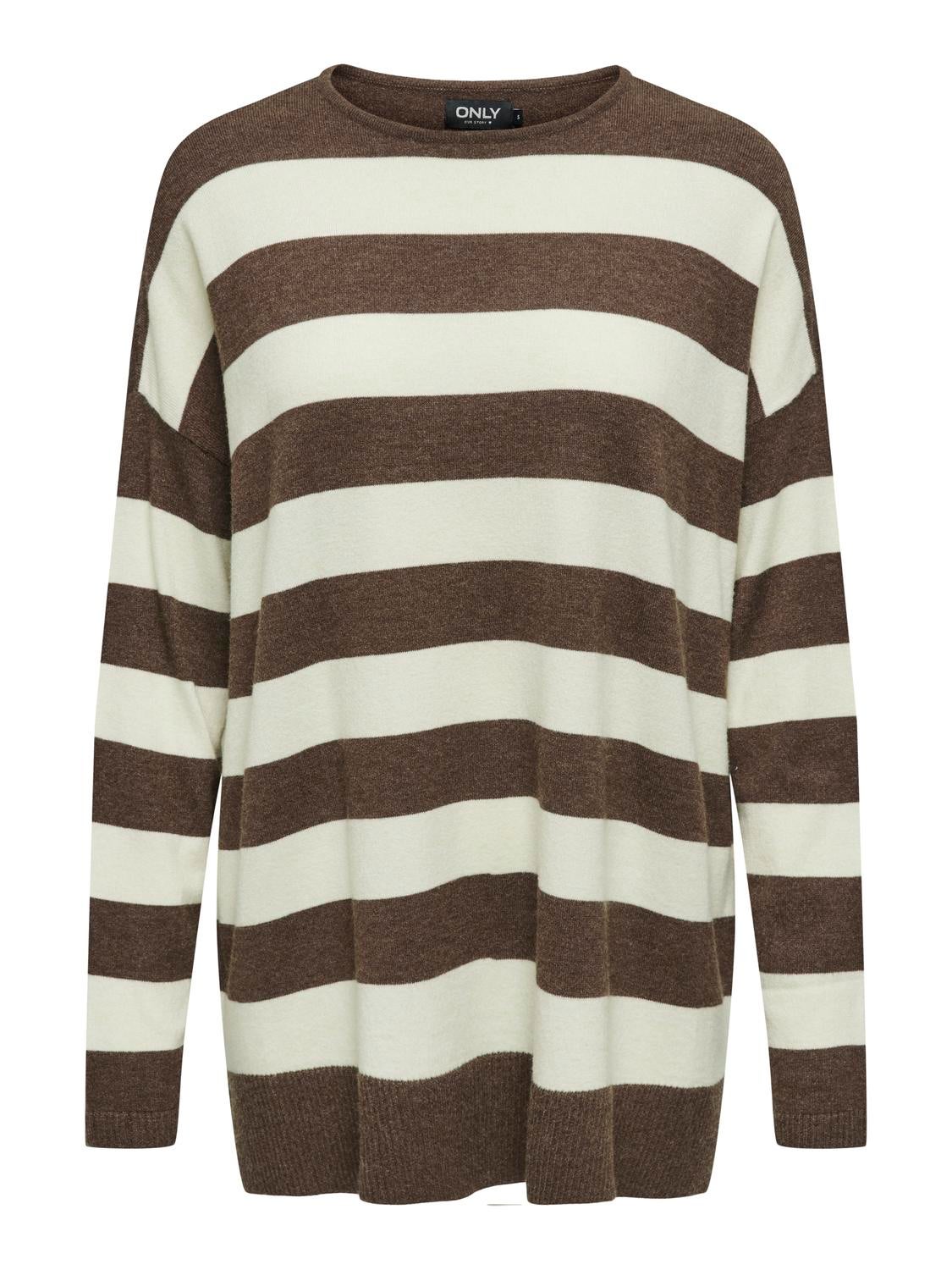 ONLIBI Strickpullover Chestnut