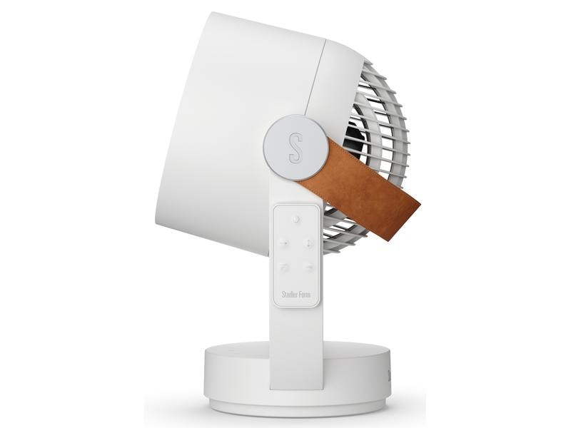 Stadler Form Tischventilator Leo Weiss 3D Tischventilator mit Fernbedienung