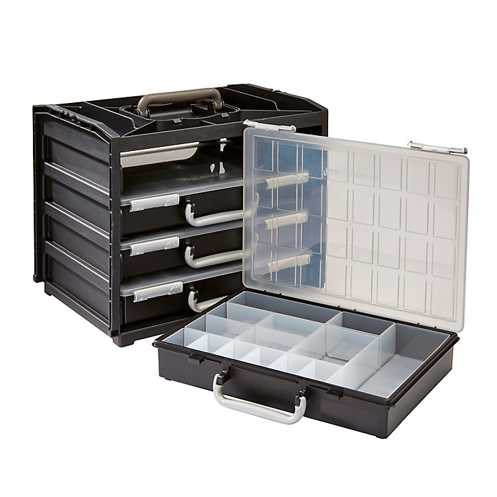 Casier de rangement Racco plastique 4 tiroirs
