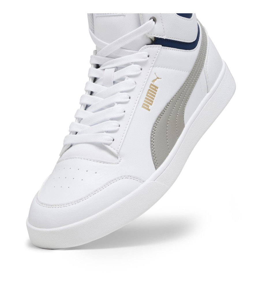 Tênis Puma Shuffle Mid, branco