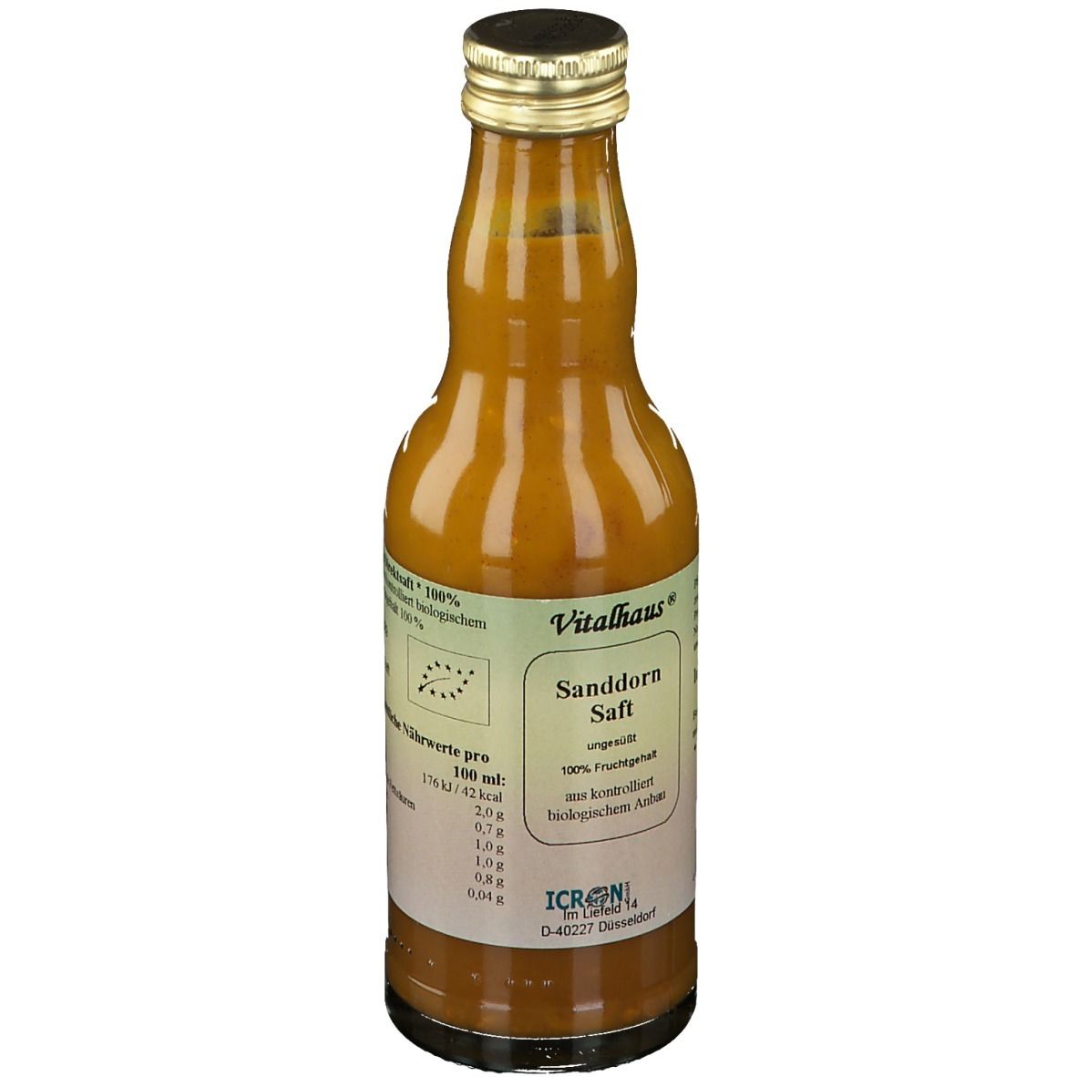Vitalhaus® Sanddorn Saft ungesüßt