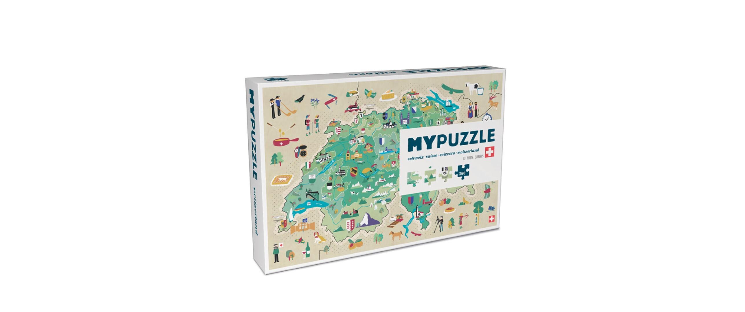 Puzzle My Puzzle SchweizIm Herzen Europas befindet sich ein kleines Land mit dem Namen Schweiz