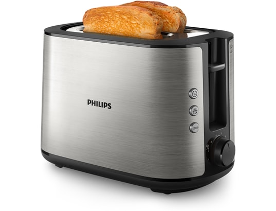 PHILIPS - Grille pain HD2650/90 métallique Viva Collection