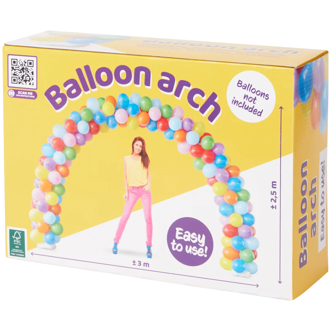 Ballonnenboog 3 x 2,5 meter