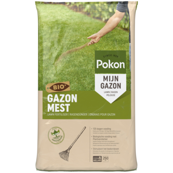Pokon Bio gazonmest 16,8 kg voor 250 m²