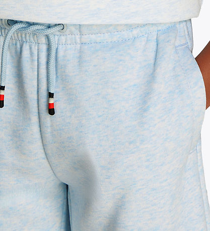 Tommy Hilfiger Sweatshorts - Varsity - Breezy Blue Heather