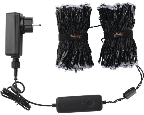 Twinkly LED-lichtsnoer, 400 kleuren, inclusief app-bediening en wifi