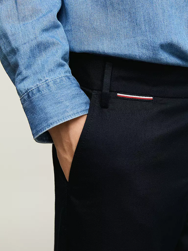 TOMMY HILFIGER Jungen Chino 1985 dunkelblau