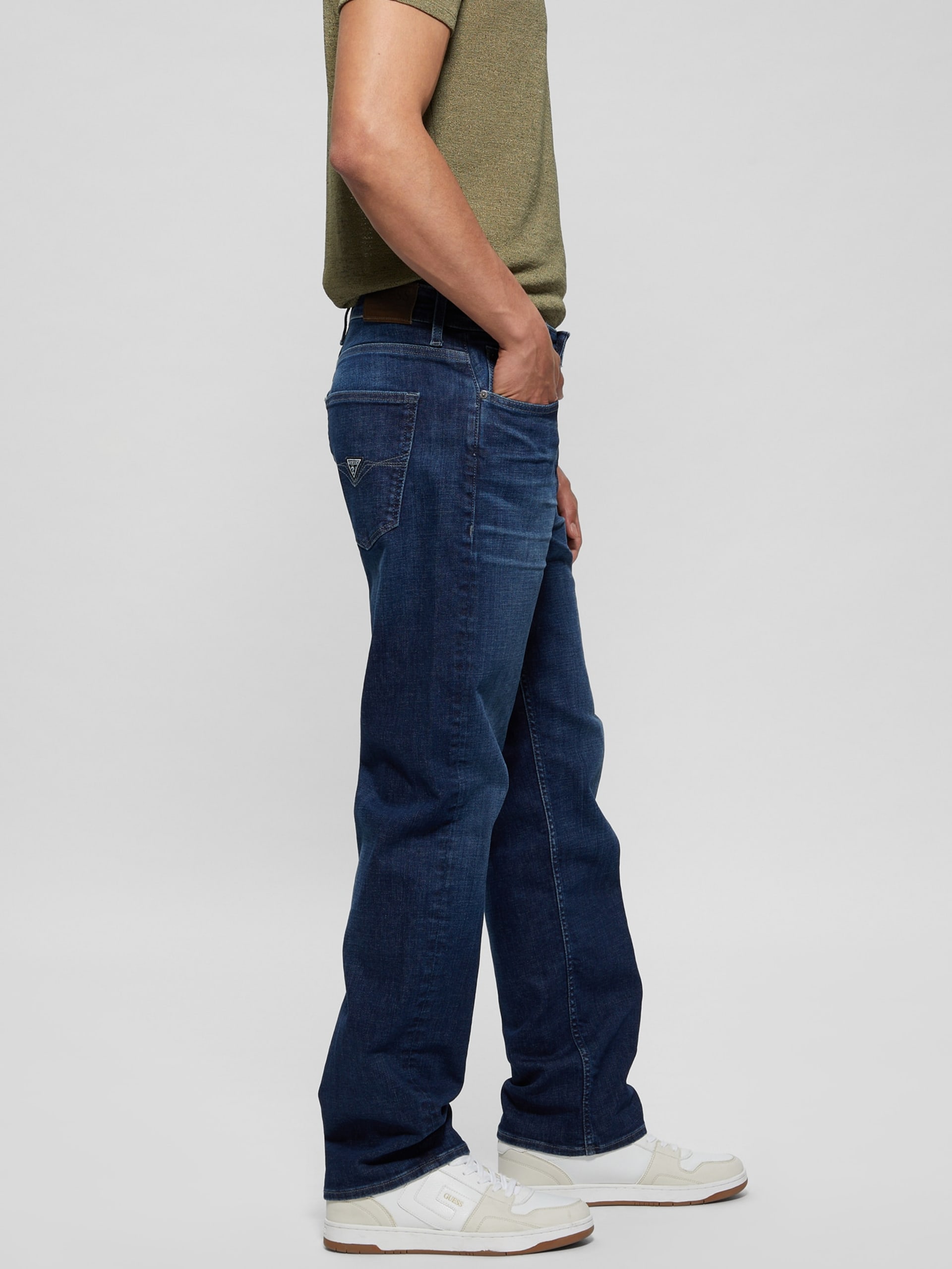 Calça jeans reta Eco Mason