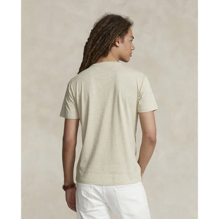 Polo Ralph Lauren Custom Slim Fit Jersey Crewneck T-Shirt Expedition dune heather/c8888