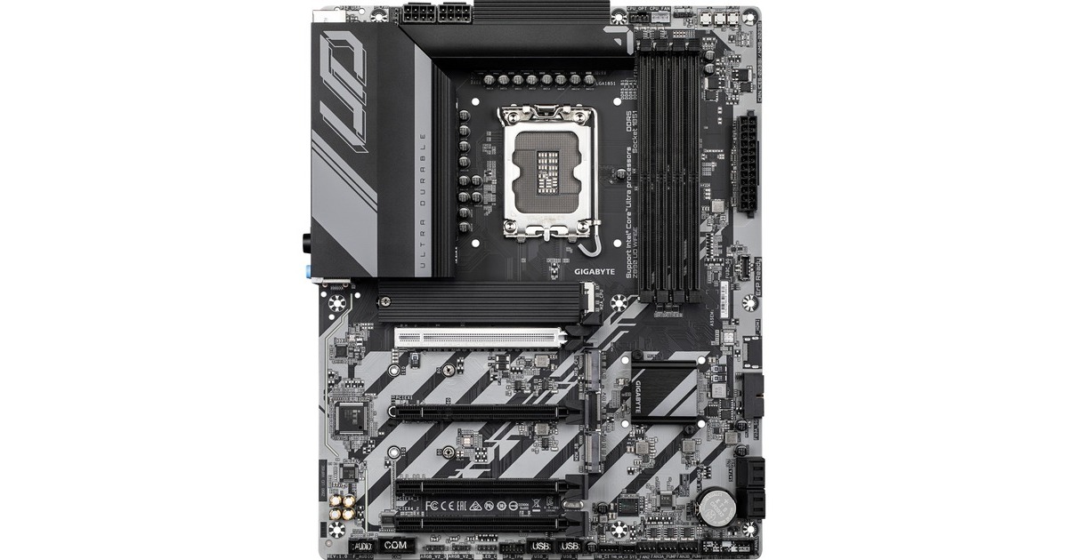 GIGABYTEZ890 UD WIFI6E socket 1851 moederbord  (RAID, 2.5Gb-LAN, Wi-Fi 6E, BT, Sound, ATX)