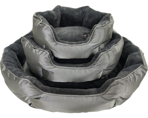 Hondenbed ThermoSwitch Santorini S 45 x 38 cm zilver/grijs