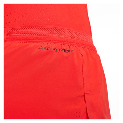 Short splité Nike AeroSwift 2in Rouge Homme