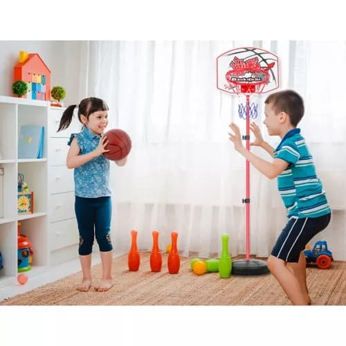 2-i-1 Basketball & Bueskyting / Lekebue for Barn – Presisjonsskyting