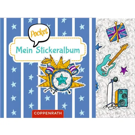 Coppenrath Verlag Mein Pocket-Stickeralbum Rock me!