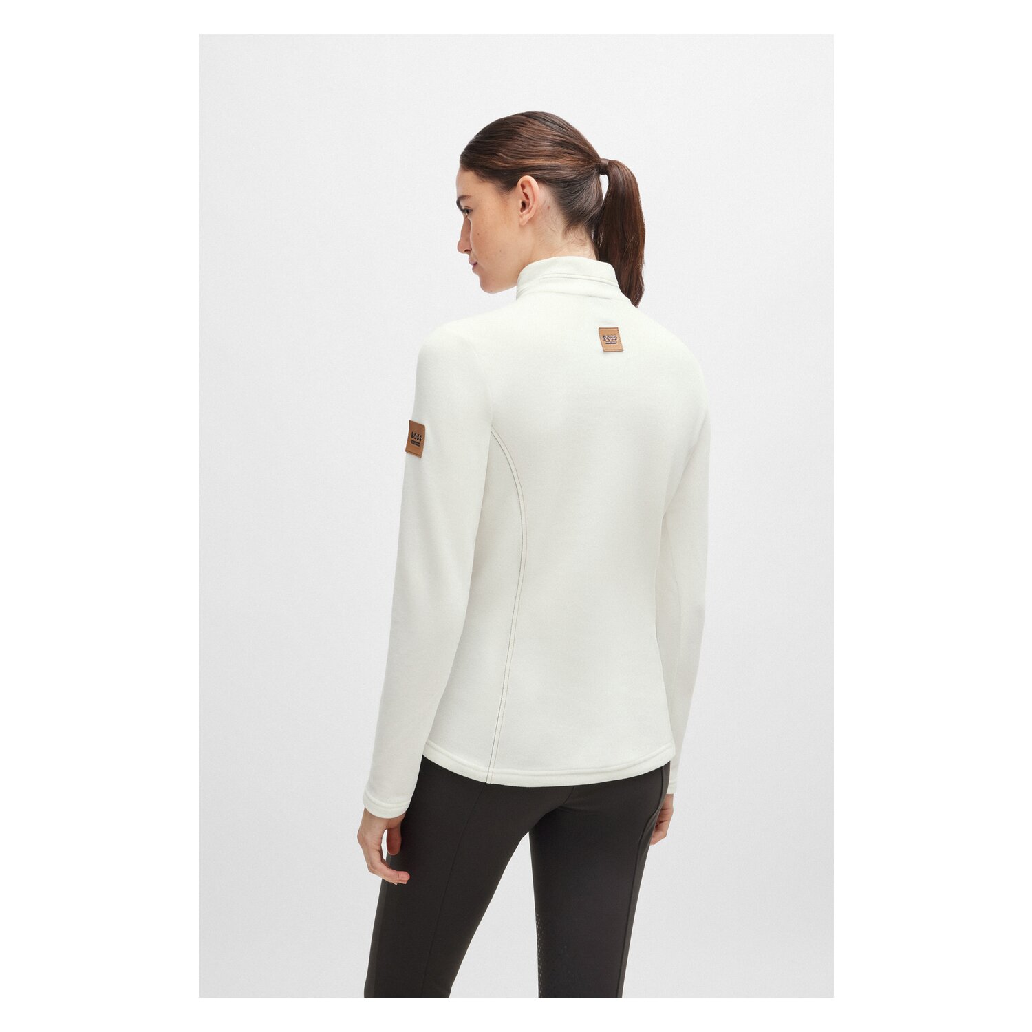 BOSS EQUESTRIAN Fleecepullover Nika  - white