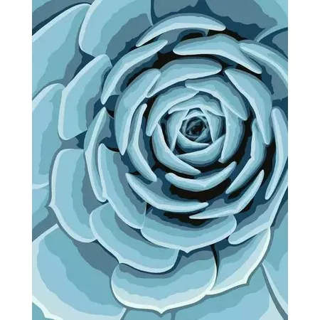 Ravensburger CreArt Botanical Blue - Malen nach Zahlen für Erwachsene