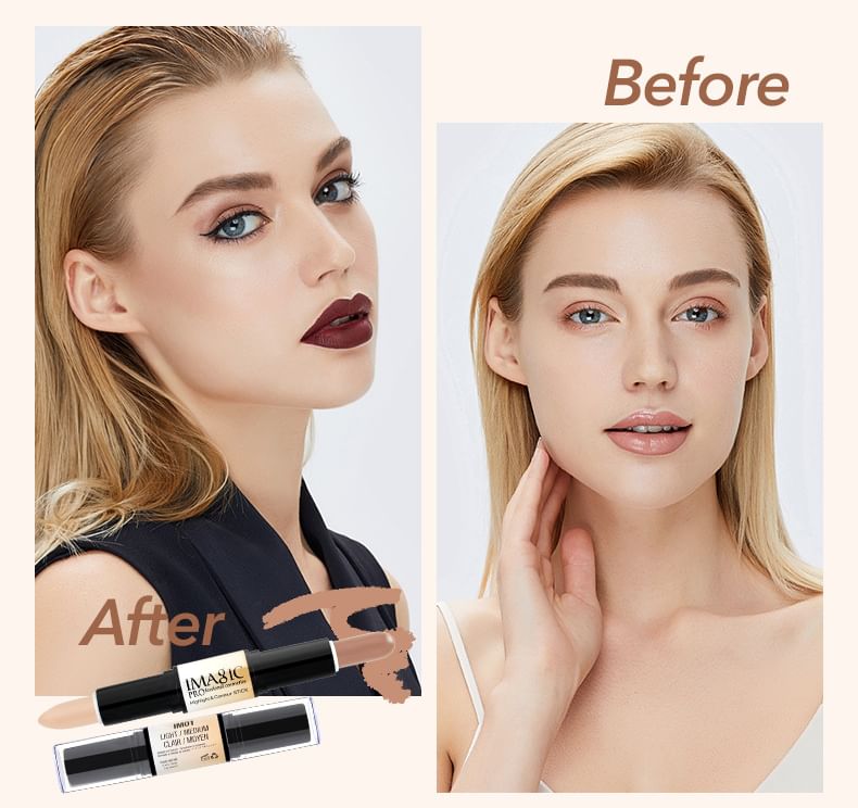 IMAGIC - Dual Head Highlight & Contour Stick - 3 kleuren
