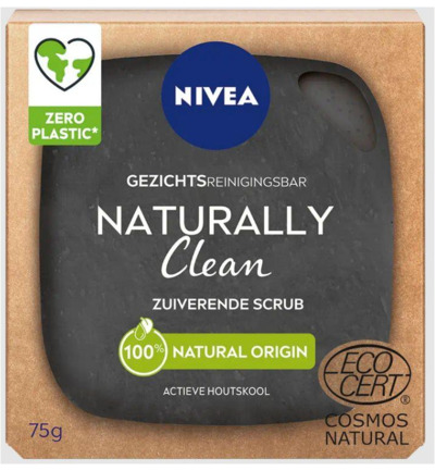Nivea Naturally Clean Zuiverende Scrub (75 gr)