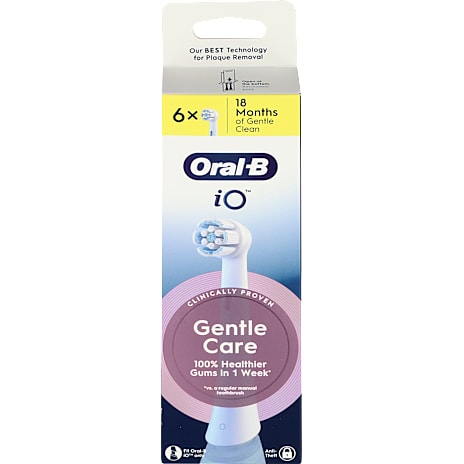 Oral-B iO Gentle Care tandbørstehoveder - 6-pak