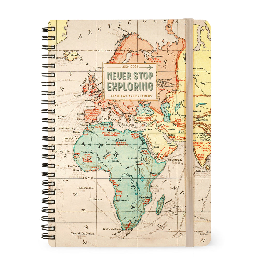 Agenda 24/25 Semanal Média Espiral - Travel