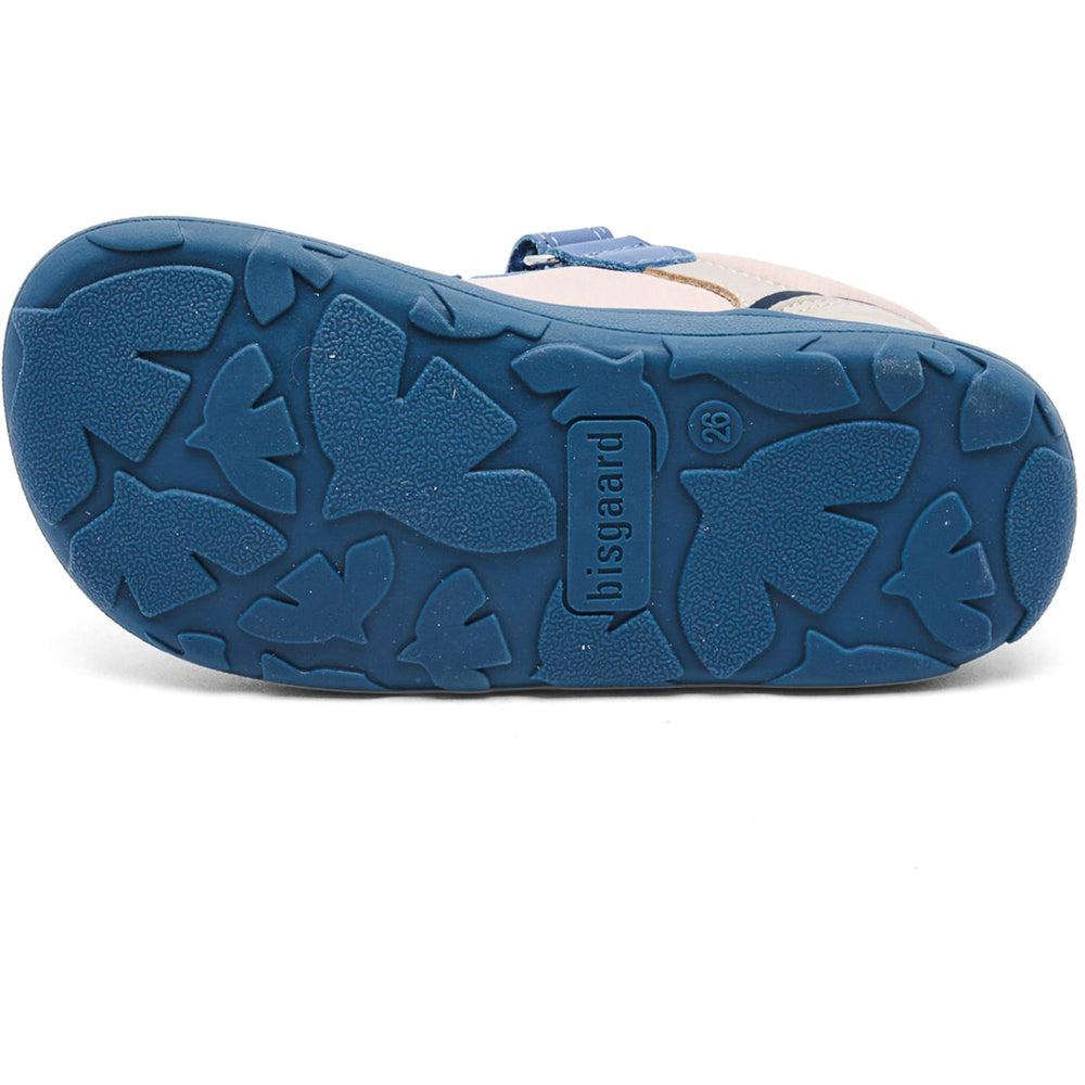 Køb Bisgaard Navy Barefoot Baloo Velcro Sko