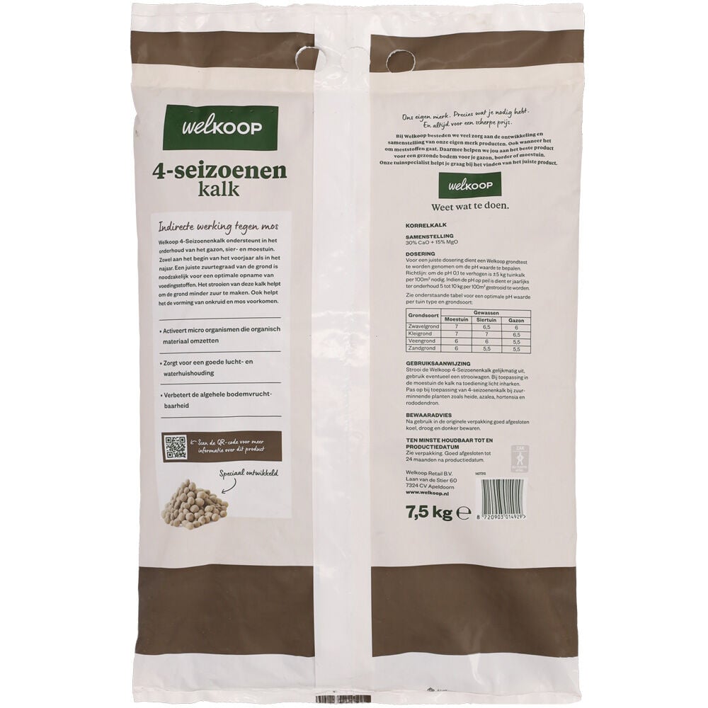 Welkoop - 4-Seizoenenkalk - 90 m2 - 7.5 Kilogram
