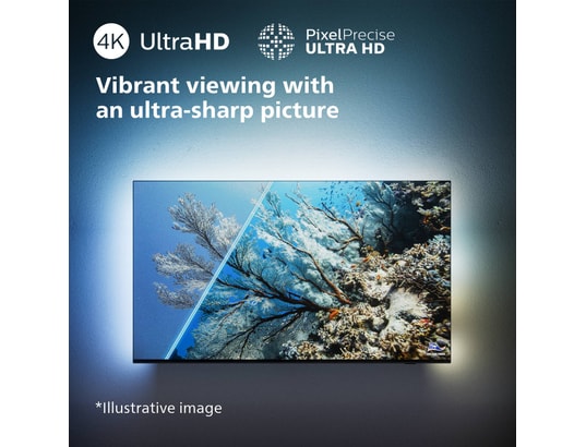 PHILIPS - TV LED 4K 164 cm 65PUS8349 - Ambilight 3 côtés