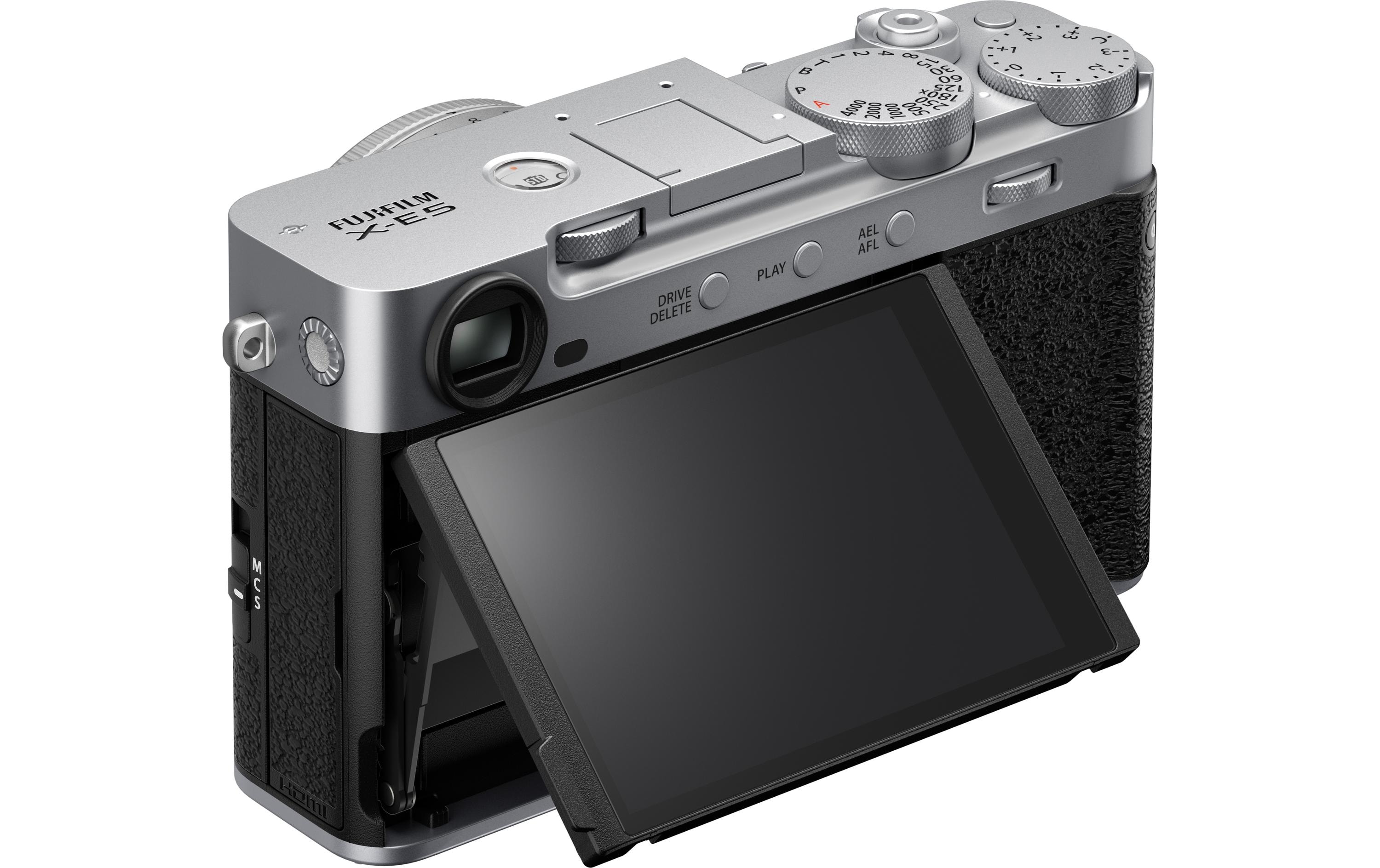 X-E5 Body Silber<br>Spiegellose Digitalkamera mit einem leichten, kompakten Gehäuse