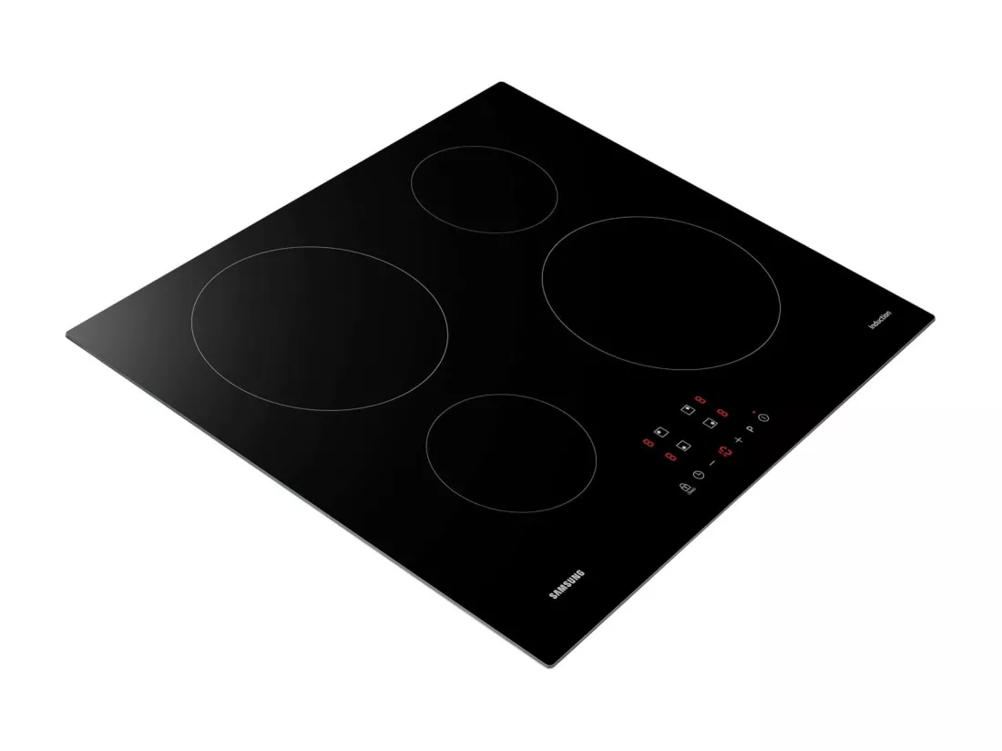 Samsung Table de cuisson induction 60cm 4 feux 7200w noir - nz64m3nm1bb