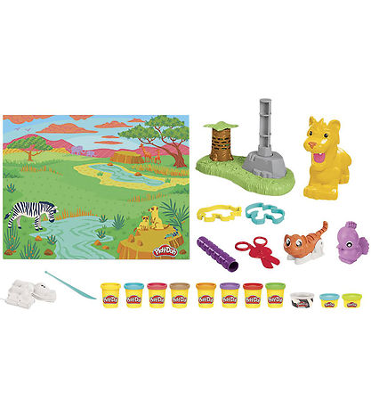 Play-Doh Knete - Growin' Mane Lion And Friends