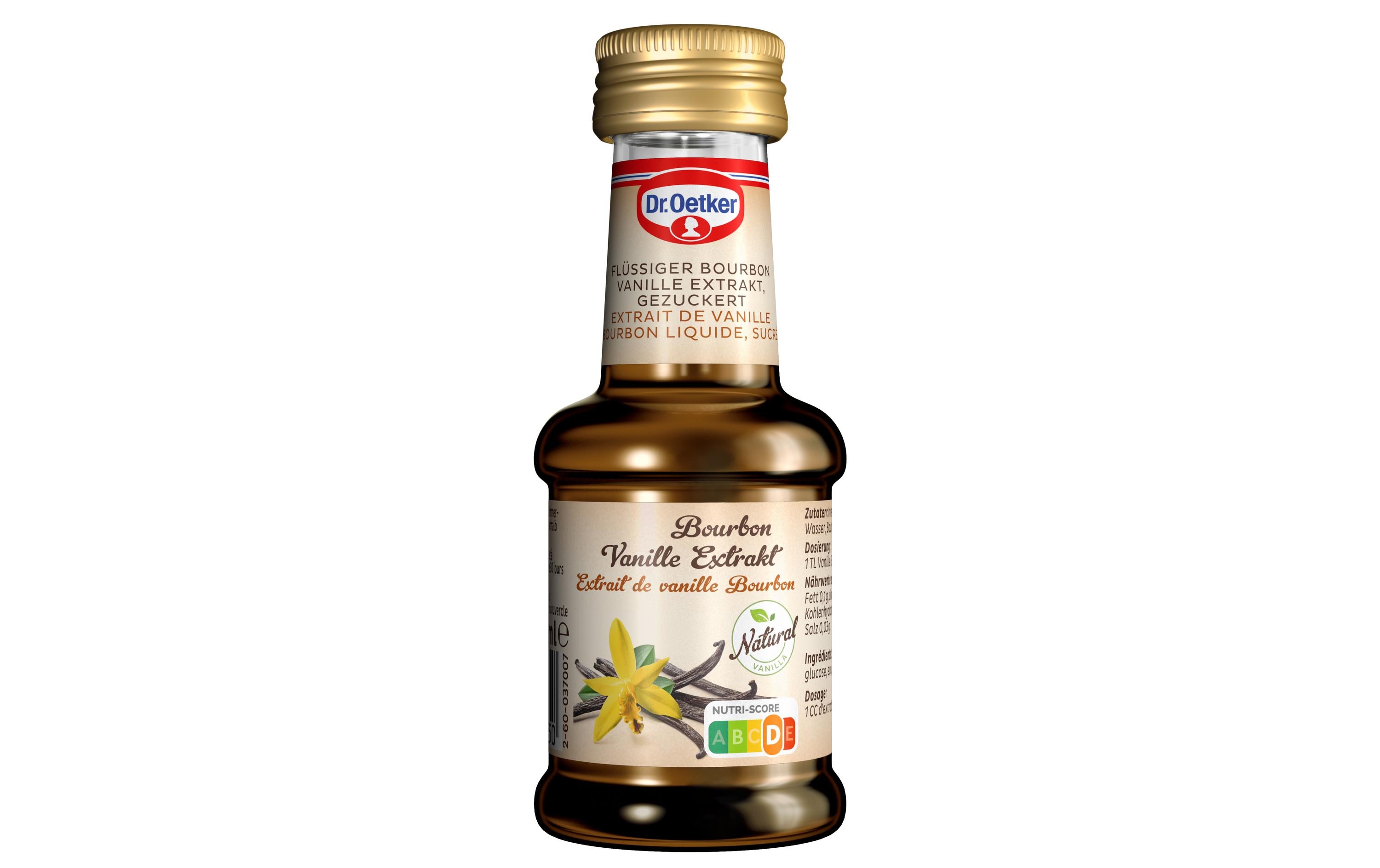 Aroma Bourbon Vanille Extrakt 35 mlAromaextrakt aus feinen Bourbon-Vanilleschoten, gezuckert