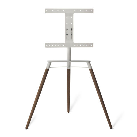Bülow Stand BS19 White – exclusieve TV-vloerstandaard met drie poten Smoked Oak