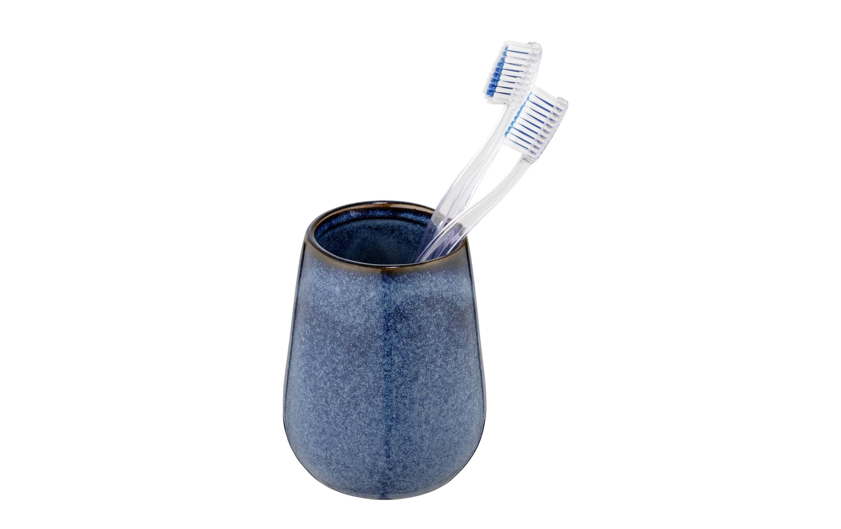 Zahnputzbecher Sirmione BlauZahnbürsten Becher
