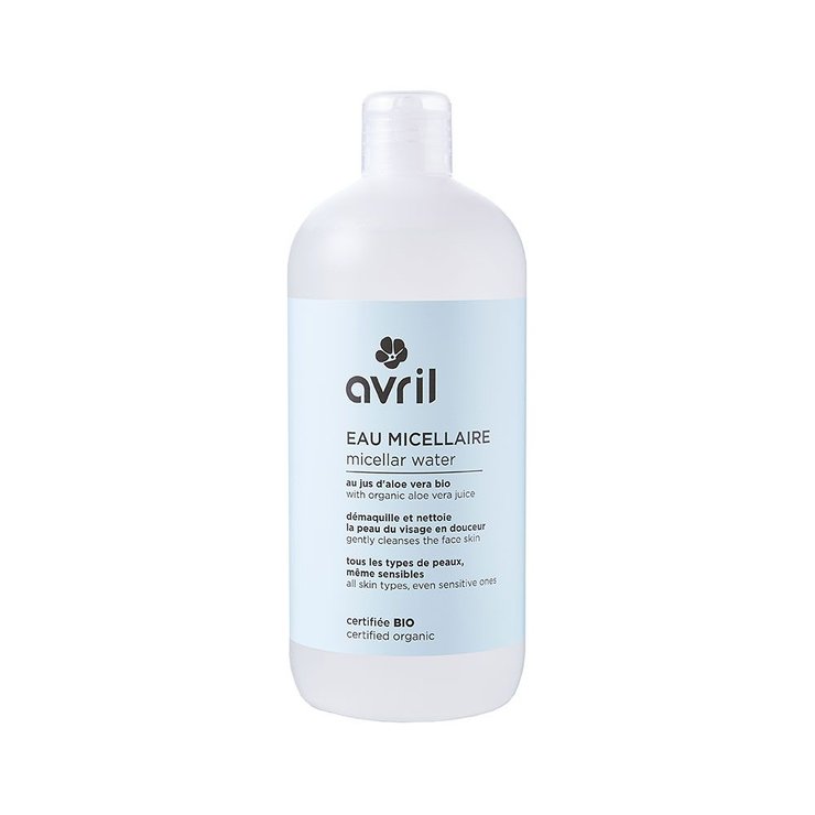 Eau micellaire au jus d'aloe vera Bio 500ml Avril