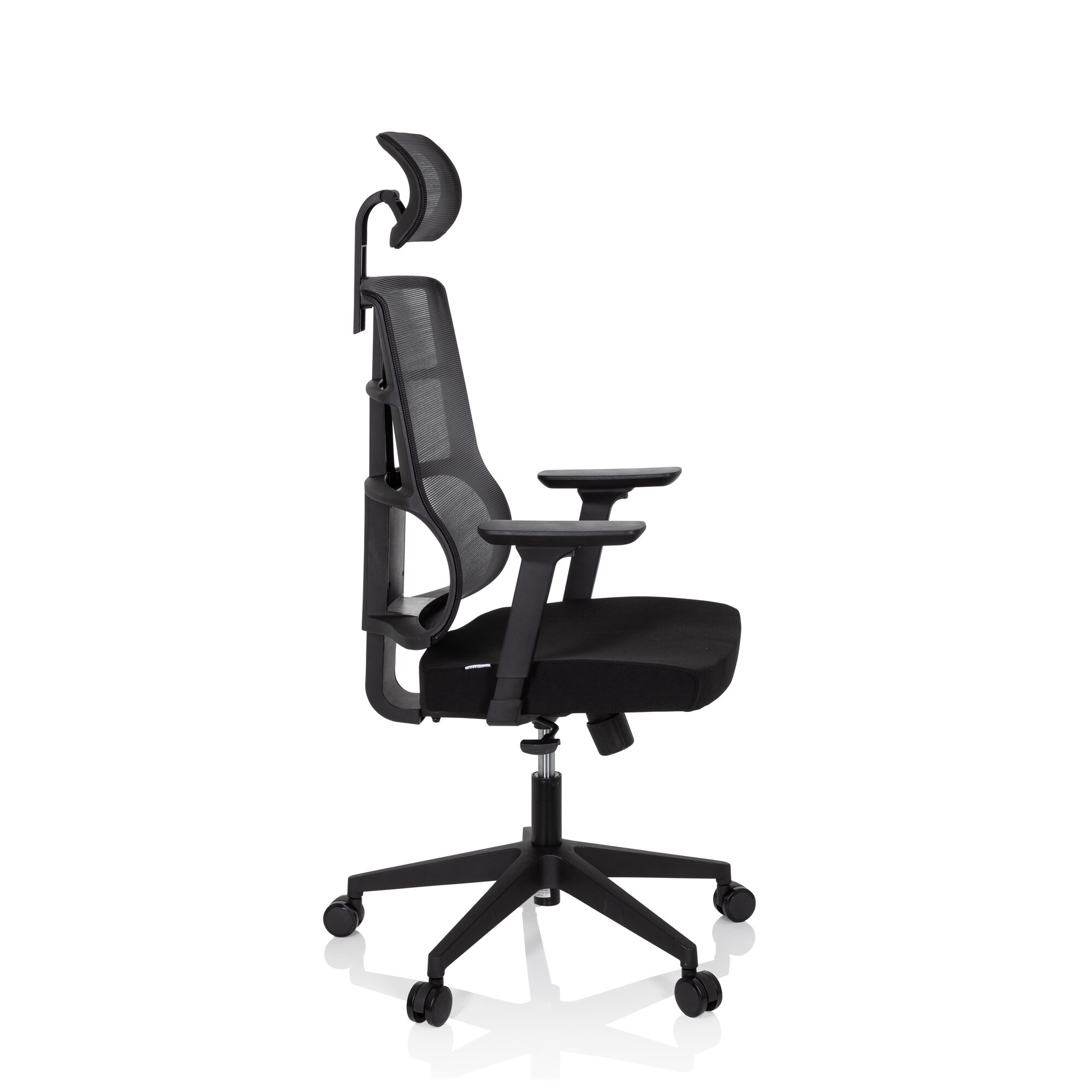 Profi Bürostuhl SPINIO PRO Stoff/Netzstoff mit Armlehnen (höhenverstellbar) hjh OFFICE