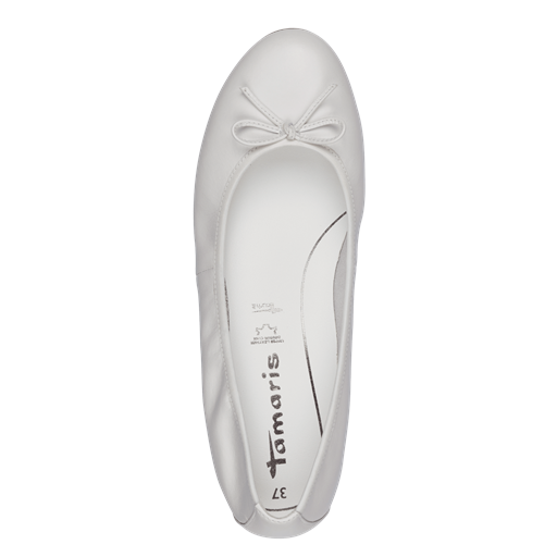 Tamaris Alena Ballerinasko, White, 40