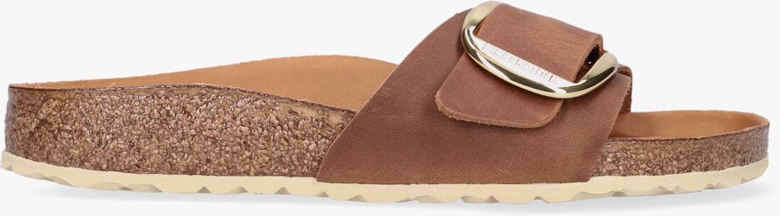 cognac birkenstock slippers madrid big buckle dames