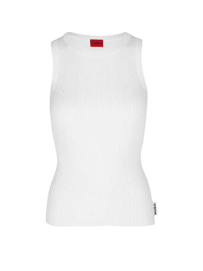 HUGO Top SAREPLE weiss