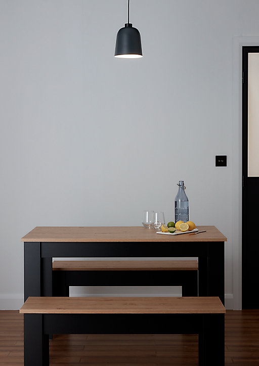 Suspension Calume GoodHome 18cm IP20 E27 noir