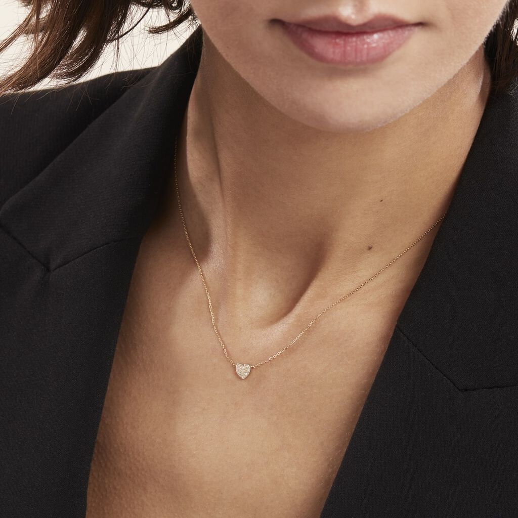 Collier Or Jaune Adorjan Diamants