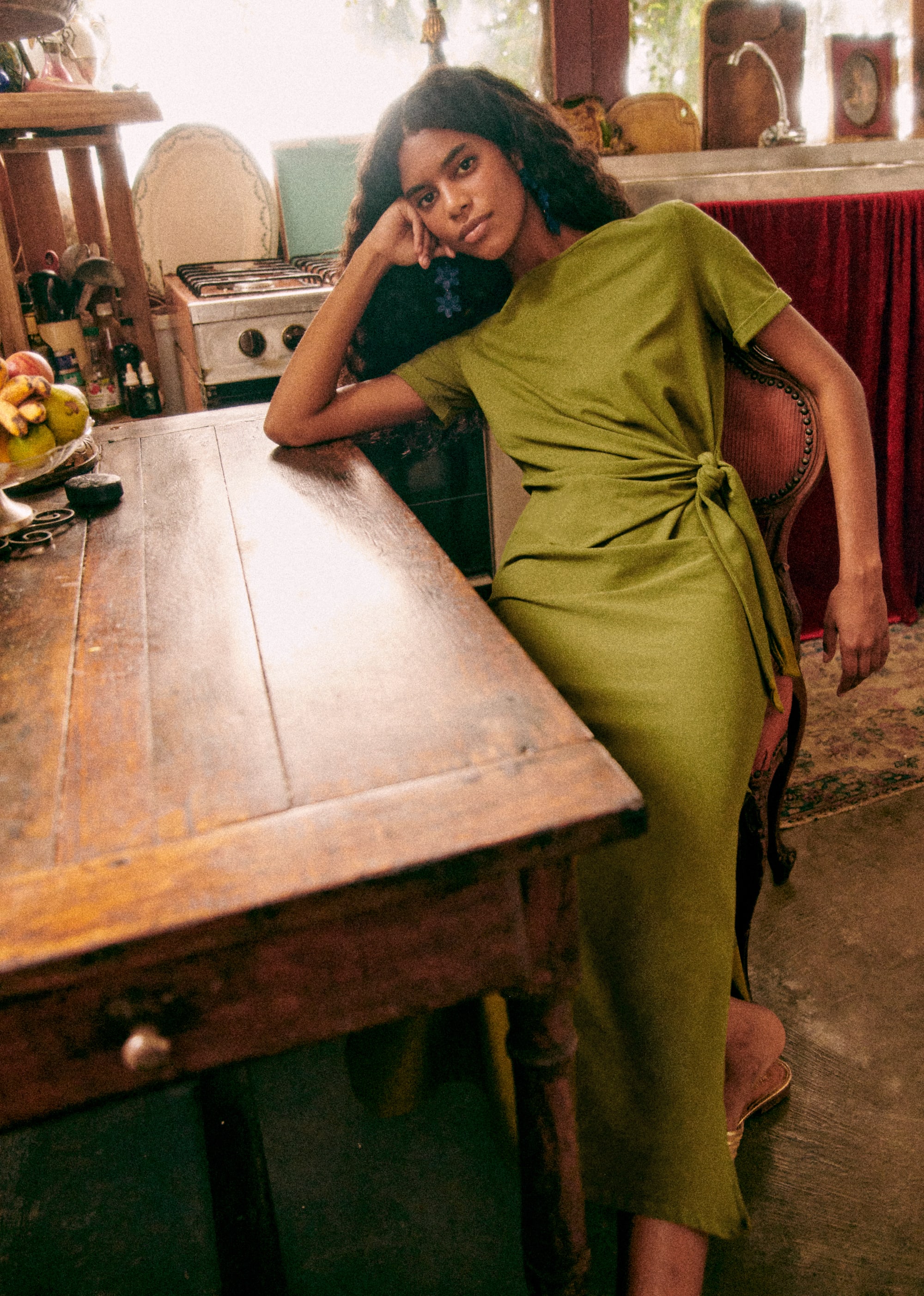 Robe Pippa - Kiwi - E-SHOP/ROBES 5905165