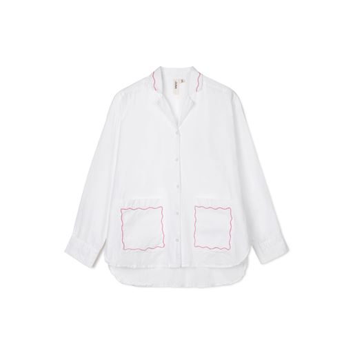 Juna X KimPop Lollipop Sofie Skjorte, White, M/L