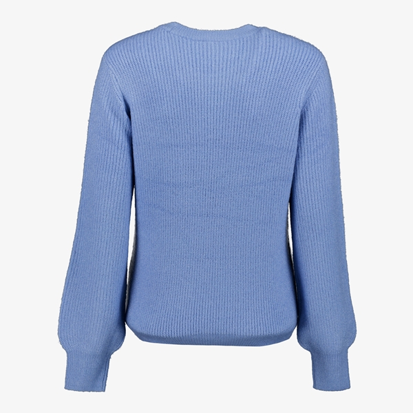 TwoDay dames trui met kabelpatroon blauw