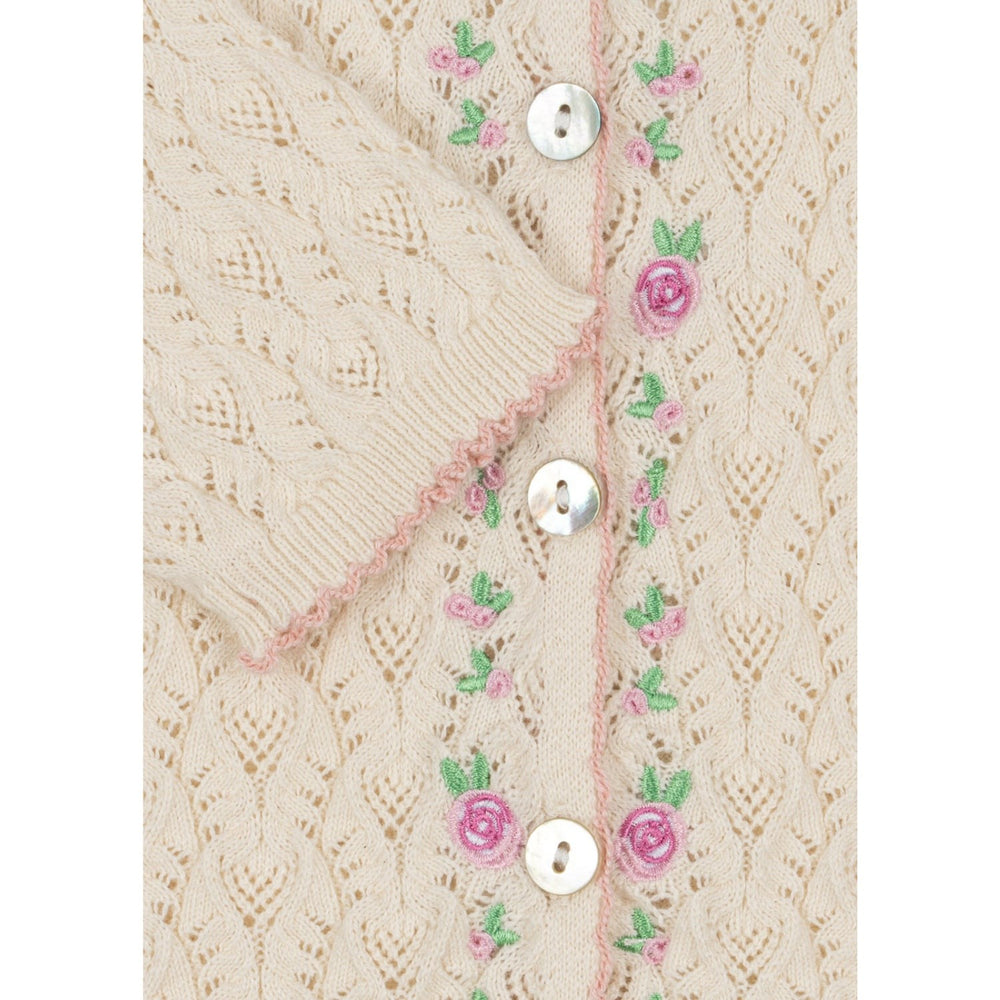 Køb Konges Sløjd Cream Off White Rosier Cardigan